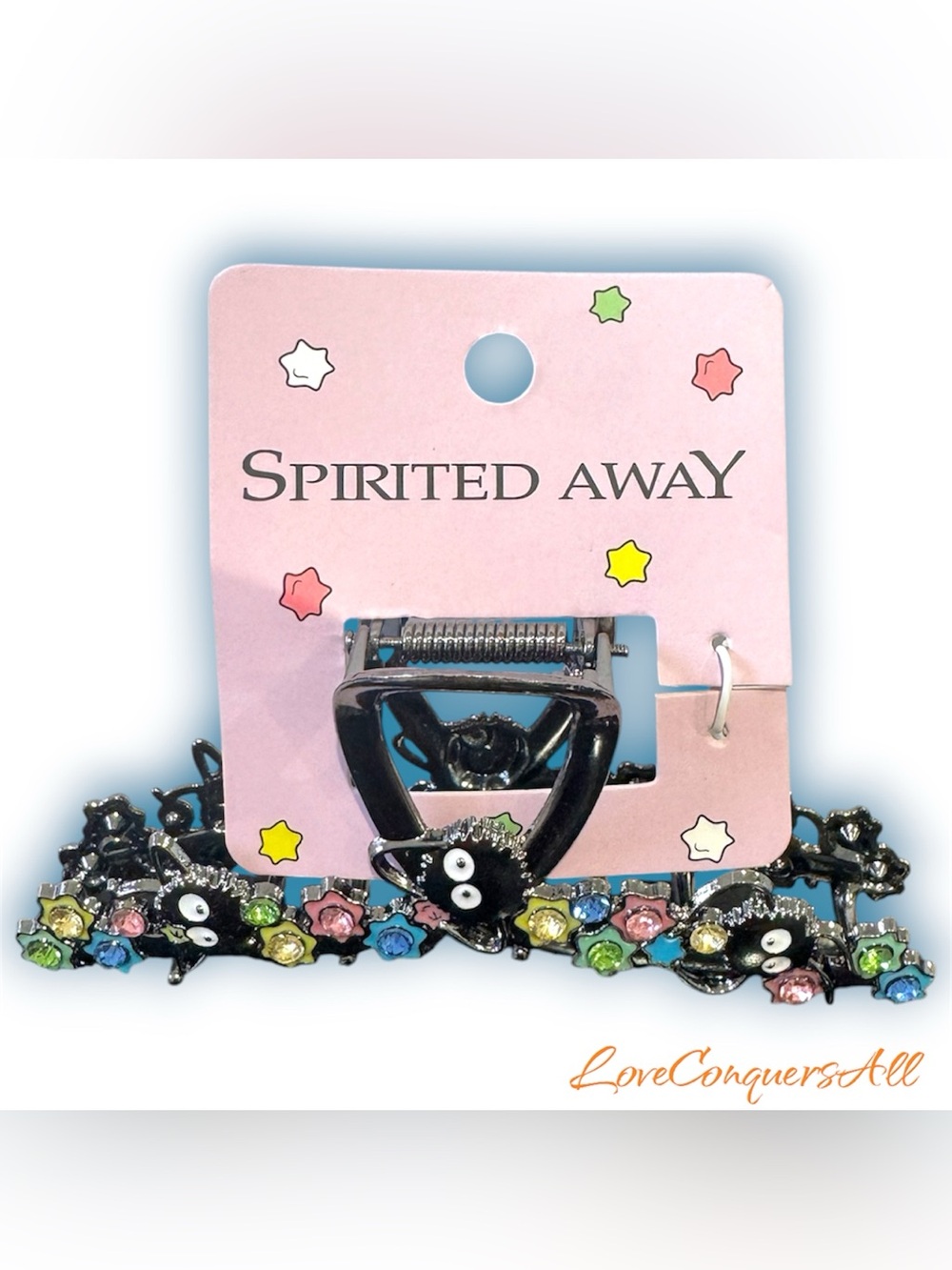 Studio Ghibli Spirited Away Soot Sprites & Candy Claw Clip